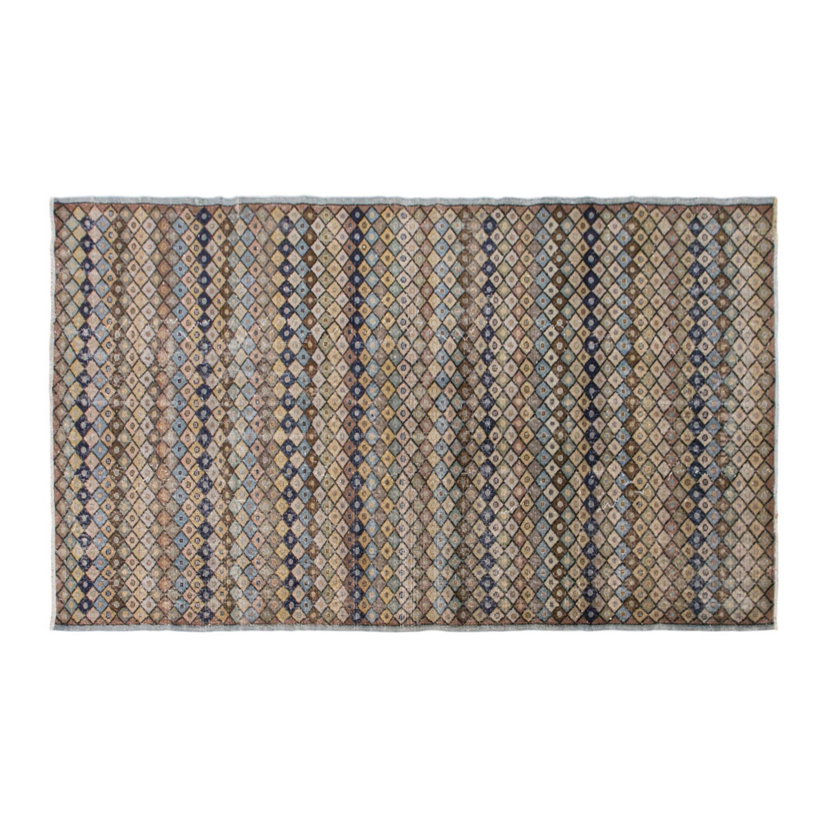 Antique Oushak Area Rug, Handwoven Wool, 5'3" x 9'1" (160 x 275 cm)