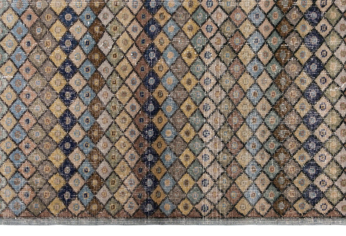 Antique Oushak Area Rug, Handwoven Wool, 5'3" x 9'1" (160 x 275 cm)