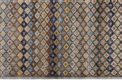 Antique Oushak Area Rug, Handwoven Wool, 5'3" x 9'1" (160 x 275 cm)