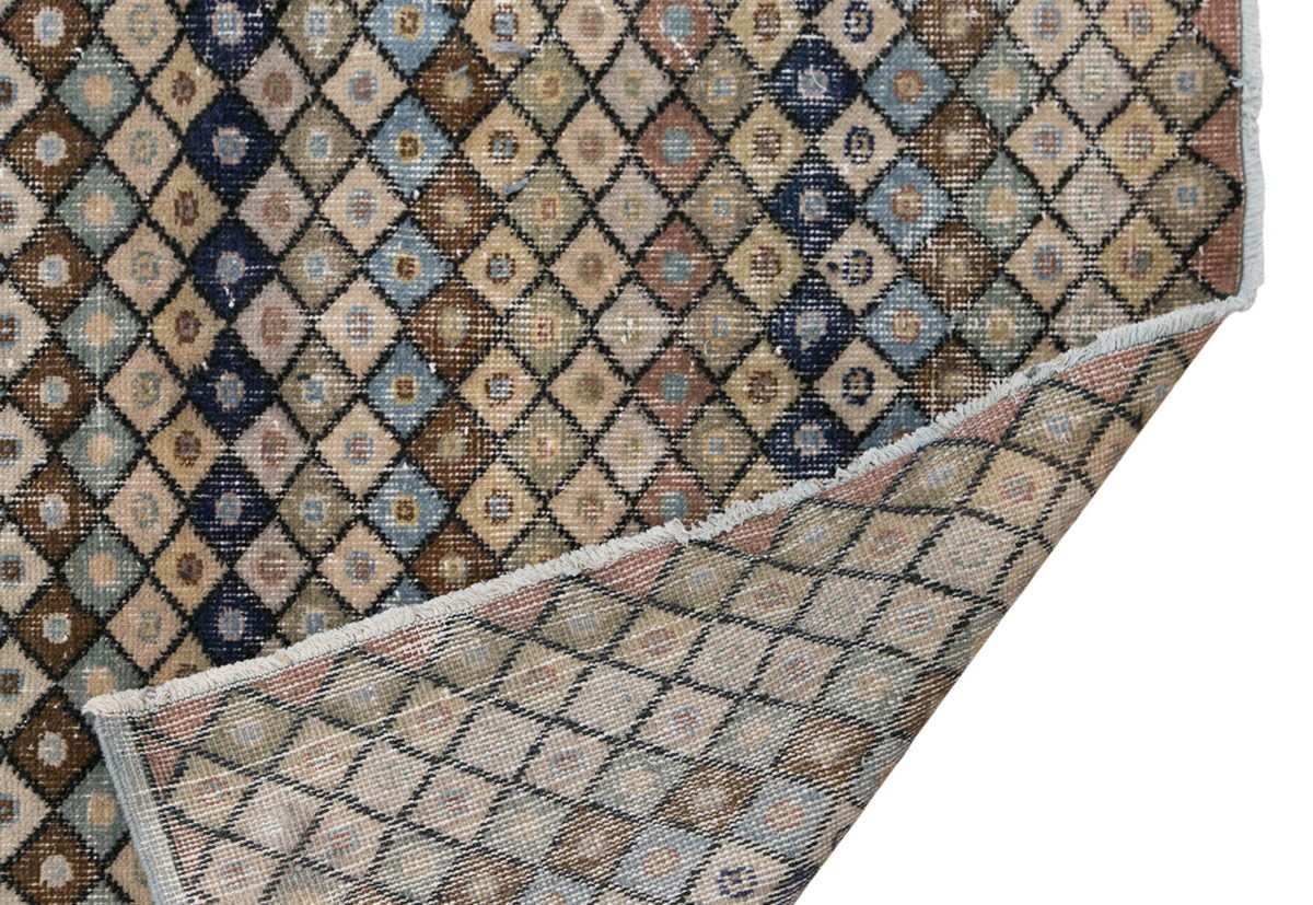 Antique Oushak Area Rug, Handwoven Wool, 5'3" x 9'1" (160 x 275 cm)