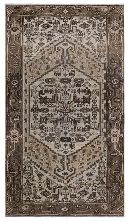 Antique Oushak Rug, 116x205 cm (3.8x6.7 ft)