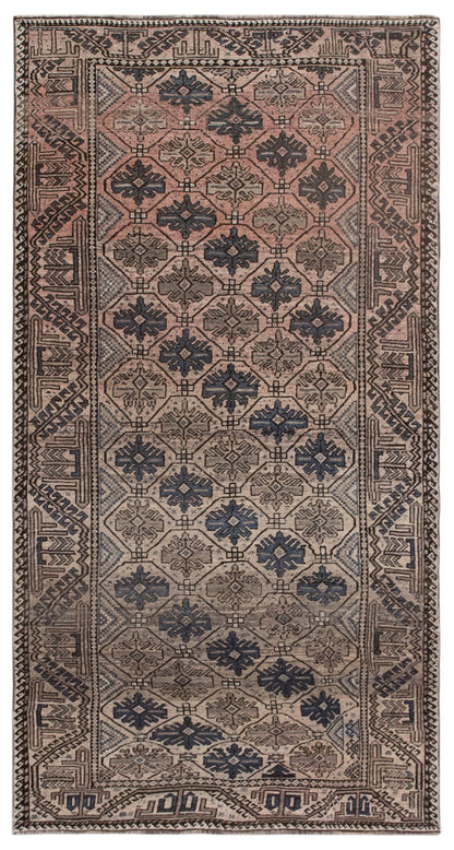 Antique Oushak Rug, 117x220 cm (3.8x7.2 ft)