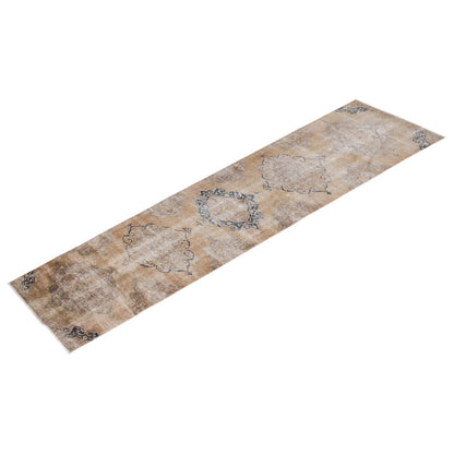 Antique Oushak Runner Rug 2'7"x13'1" | 79x398 cm Vintage Turkish Hallway Rug