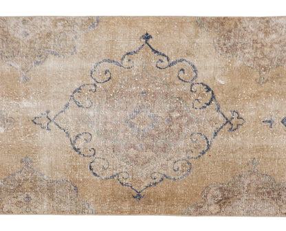 Antique Oushak Runner Rug 2'7"x13'1" | 79x398 cm Vintage Turkish Hallway Rug
