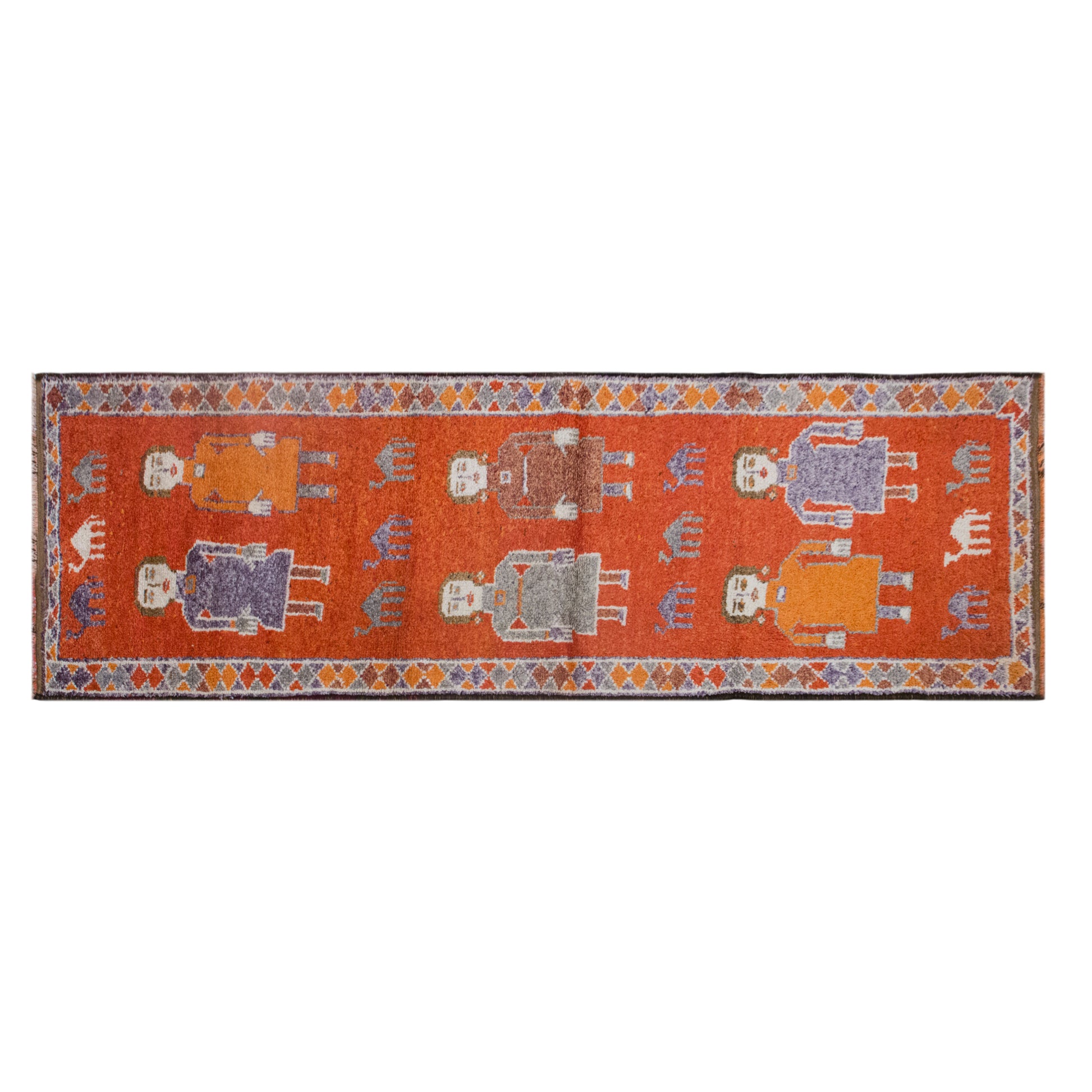 Antique Oushak Runner Rug 3'3" x 10'2" | 100 x 310 cm