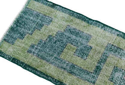 Antique Oushak Runner Rug 73x292 cm, 2'5" x 9'7"