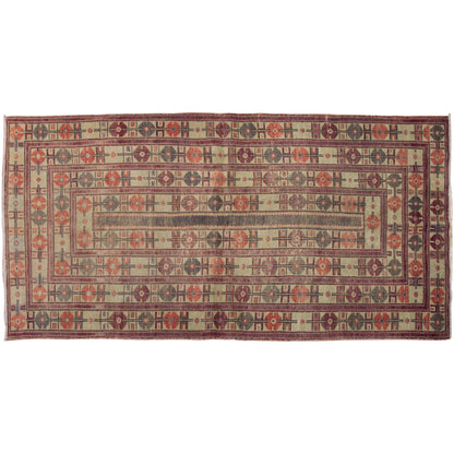 Antique Rug, 4'11 x 9'10 feet / 151 x 300 cm