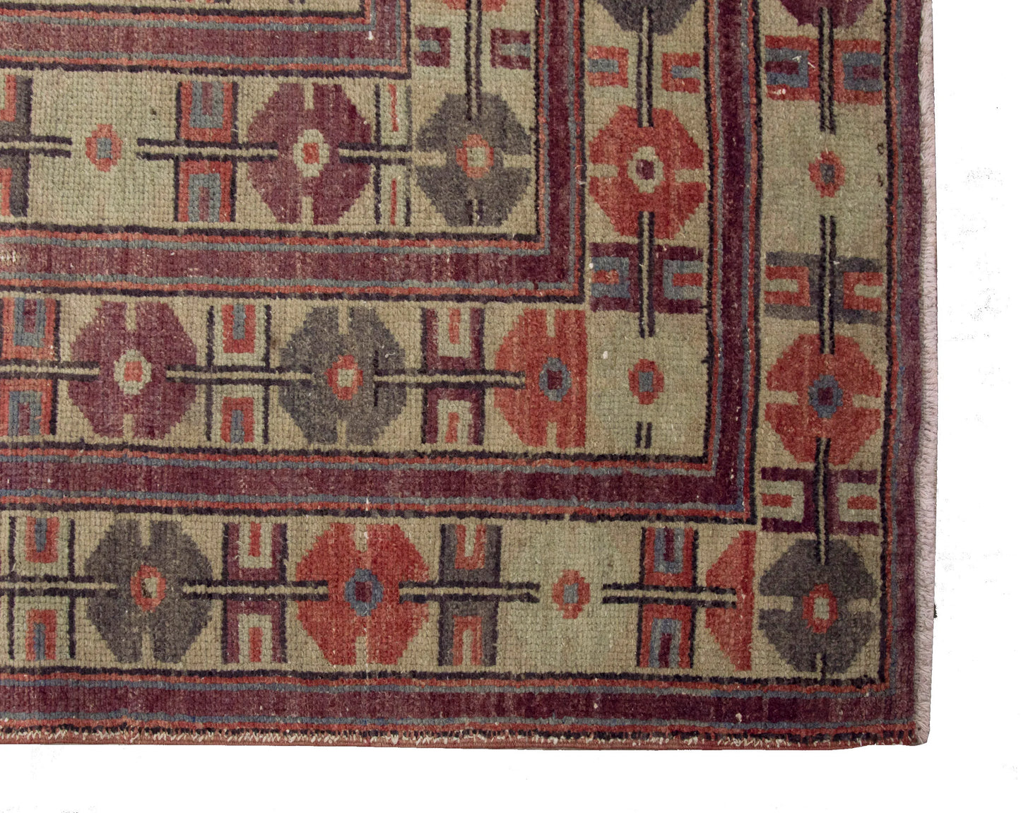 Antique Rug, 4'11 x 9'10 feet / 151 x 300 cm