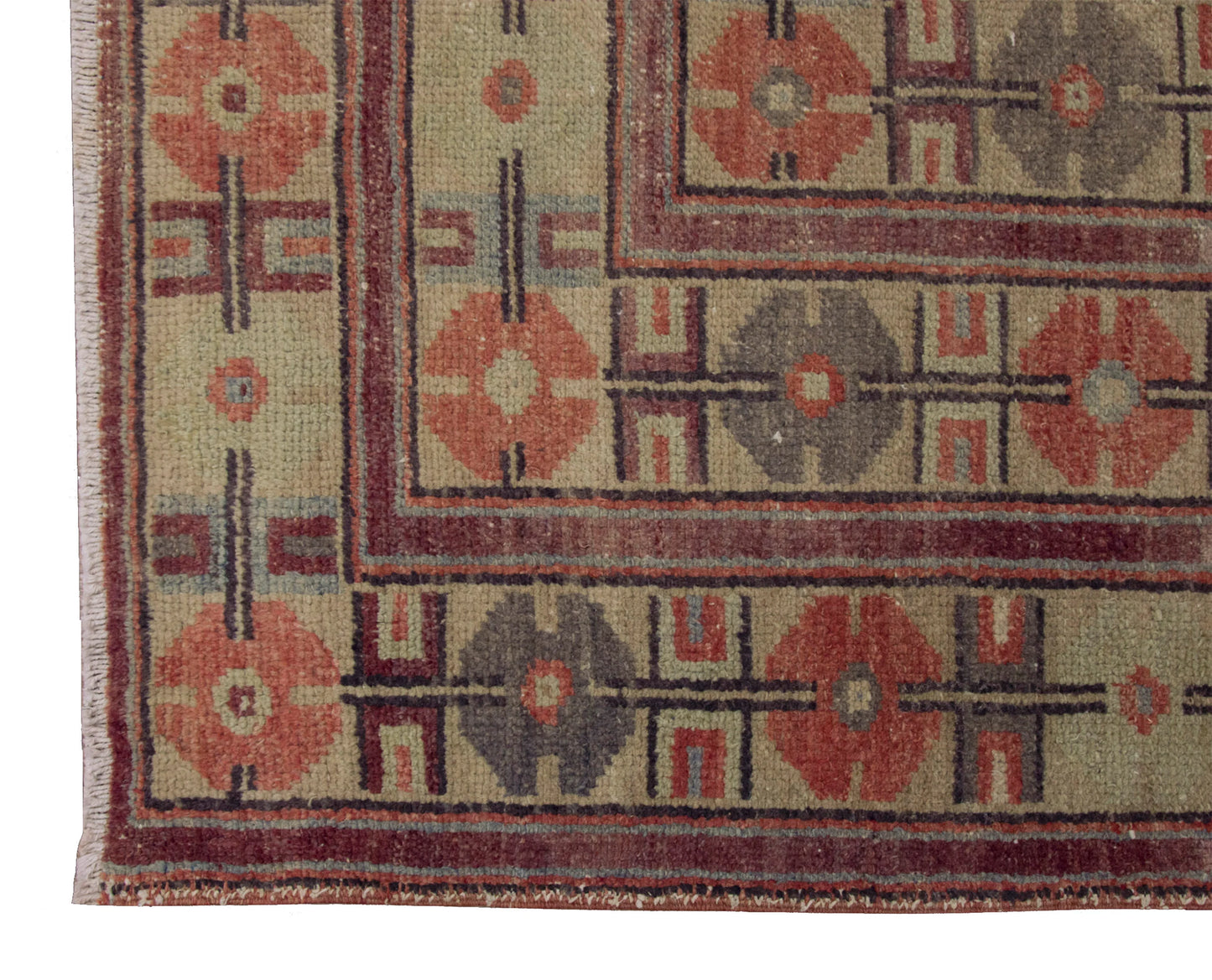 Antique Rug, 4'11 x 9'10 feet / 151 x 300 cm