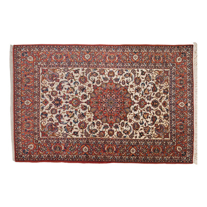 Antique Rug, Old Carpet,  4'10 x 7'9 feet / 148 x 237 cm