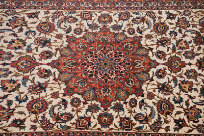 Antique Rug, Old Carpet,  4'10 x 7'9 feet / 148 x 237 cm