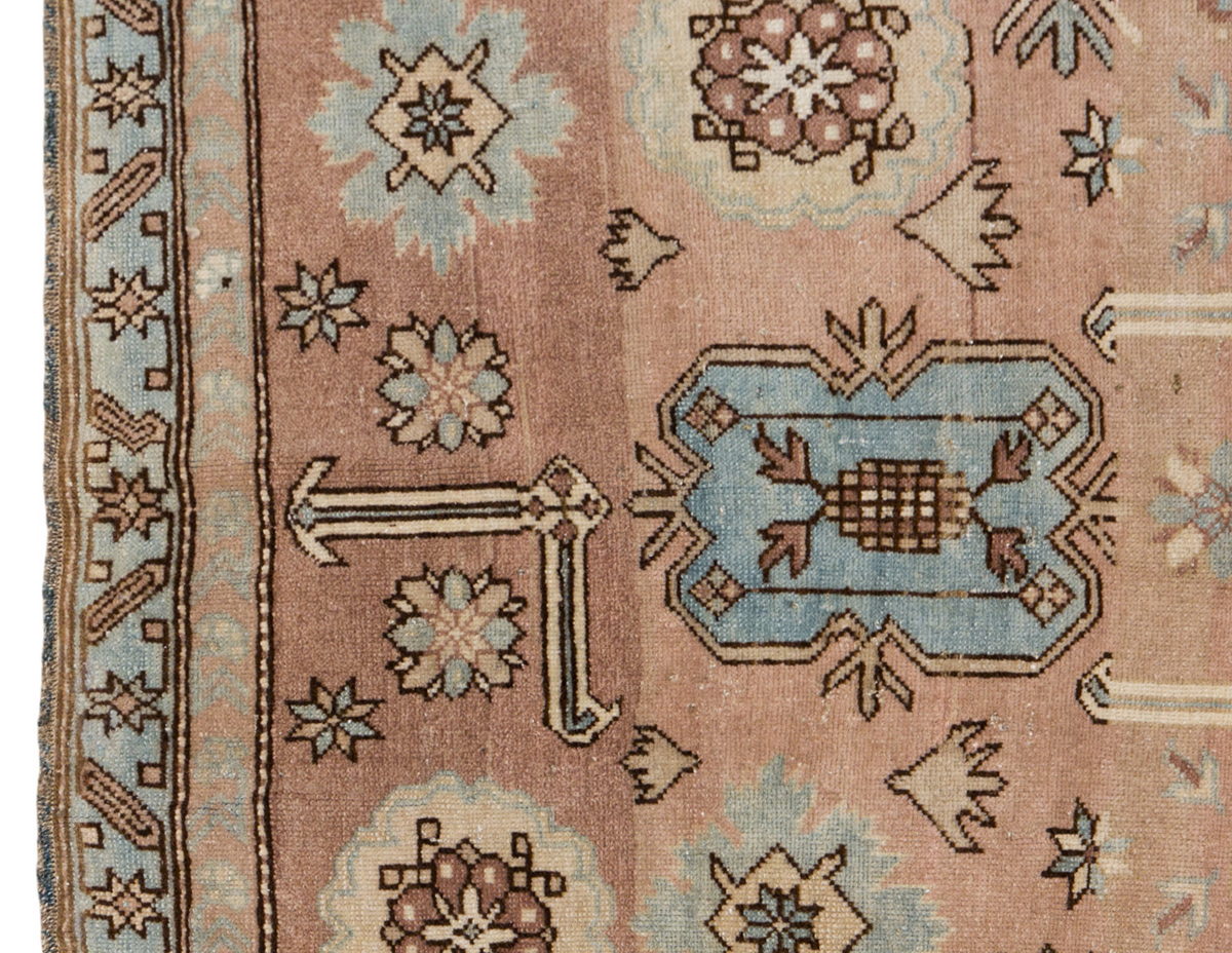 Antique Rug, Oriental Rug 3'7 x 5'4 feet / 110 x 162 cm