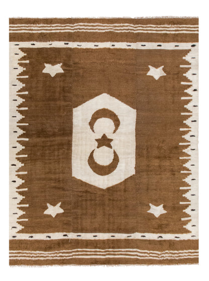 Antique Siirt Blanket Kilim Rug, 125 × 170 cm, 4.1 × 5.6 ft