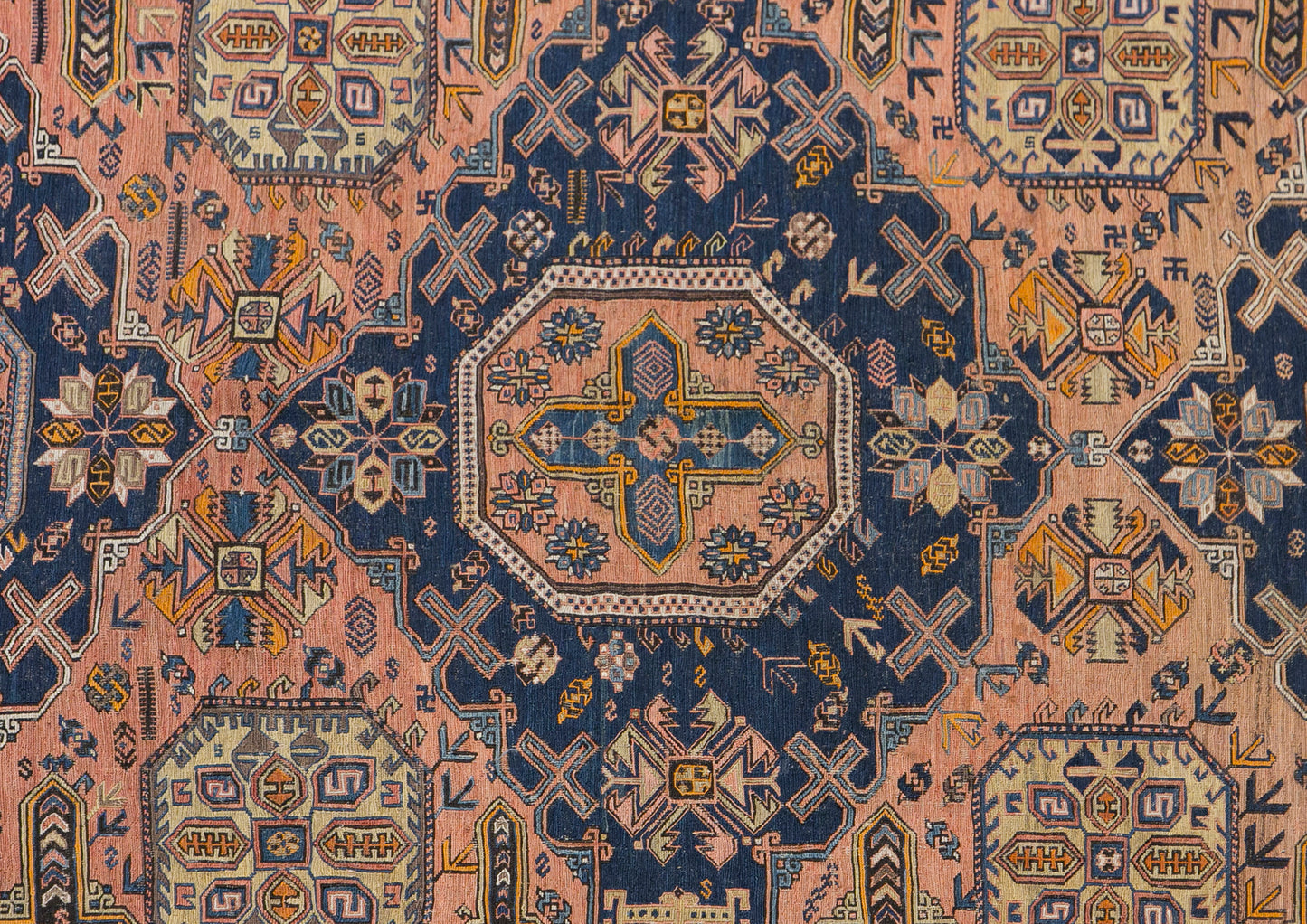 Antique Soumak Rug, 7'6x9'10 ft / 230x300 cm