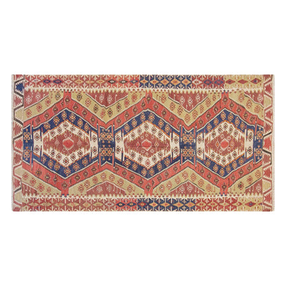 Antique Turkish Kilim Rug, 5.0 x 12.7 ft, 152 x 386 cm, Handwoven Wool Kilim