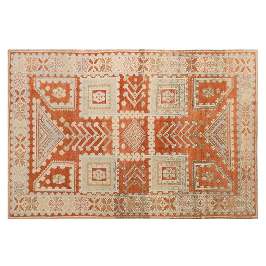Antique Turkish Oushak Rug,  195 x 285 cm / 6.4 x 9.3 ft