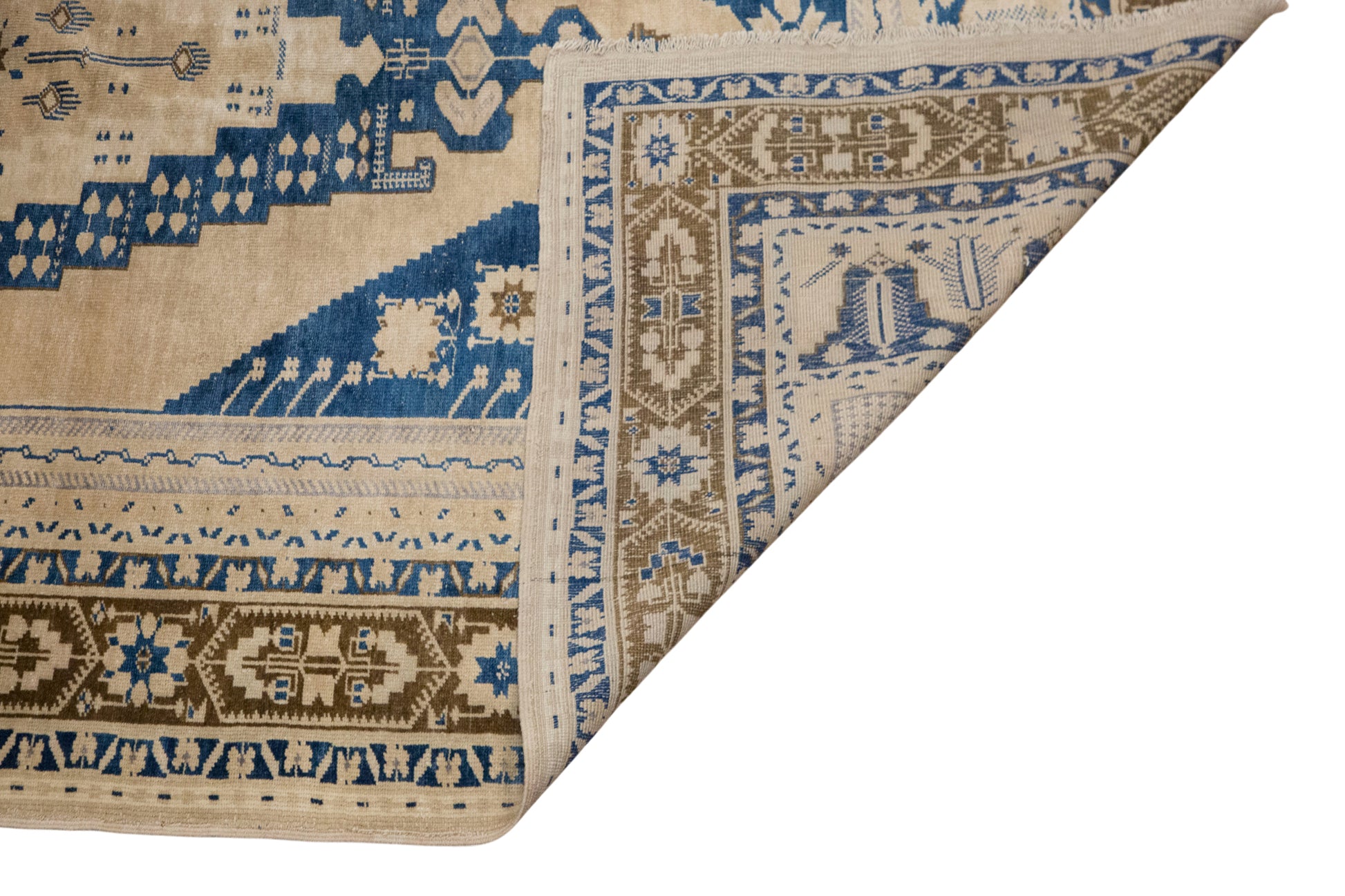 Antique Turkish Oushak Rug 170x310 cm (5.6x10.2 ft)