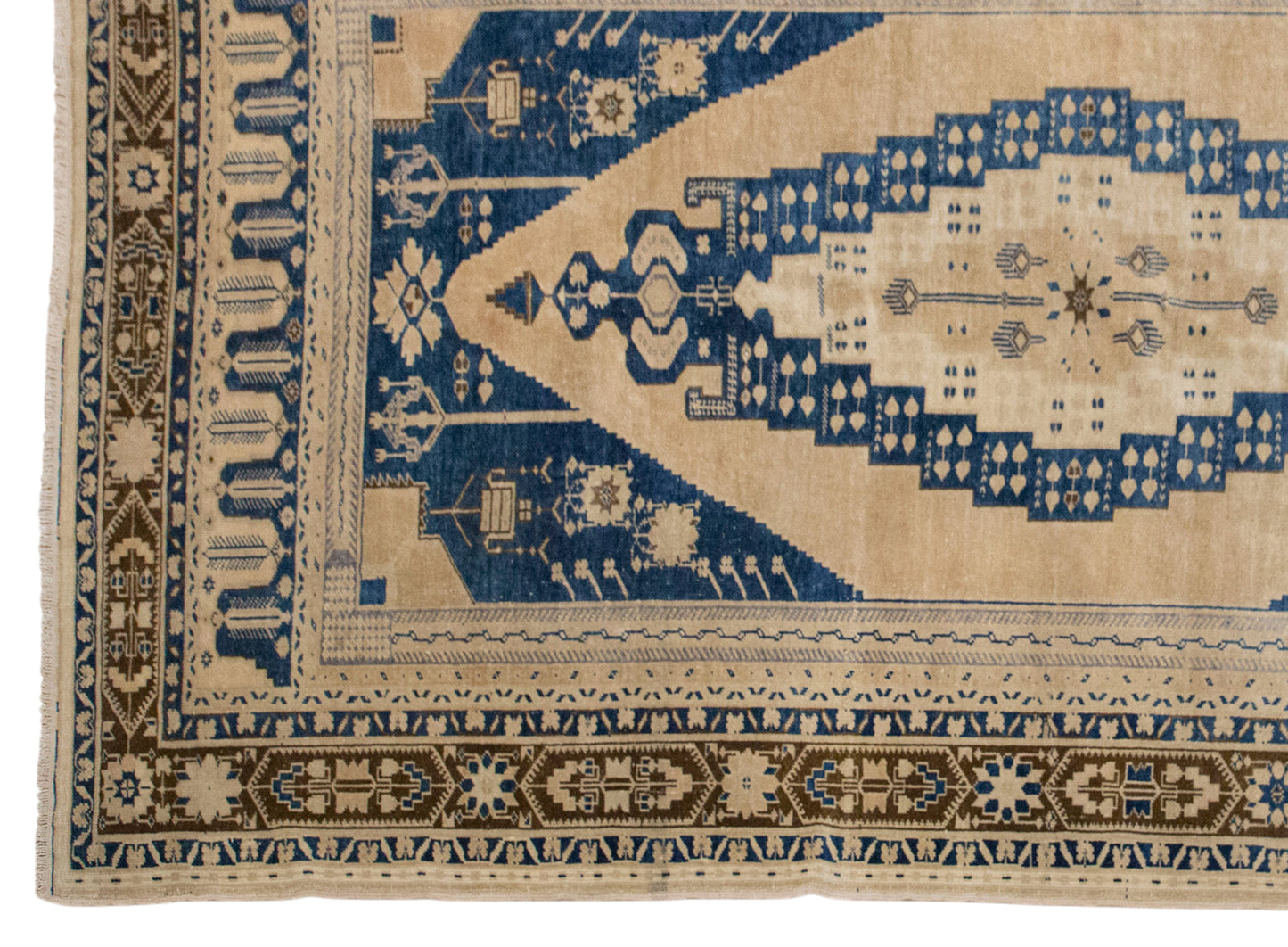 Antique Turkish Oushak Rug 170x310 cm (5.6x10.2 ft)