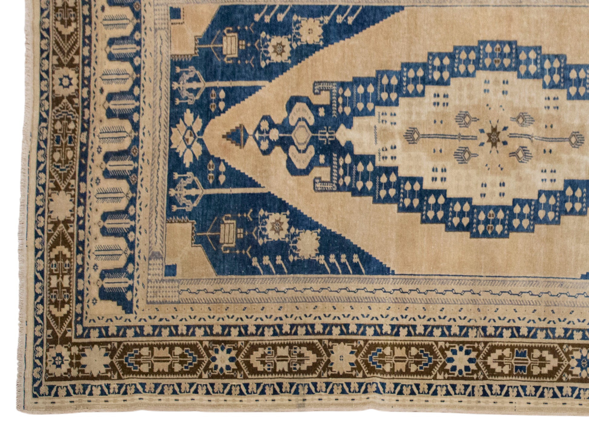 Antique Turkish Oushak Rug 170x310 cm (5.6x10.2 ft)