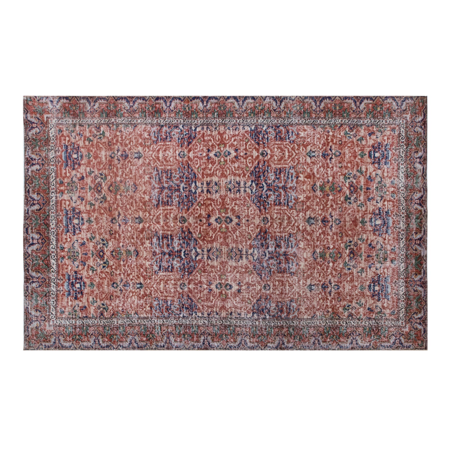 Antique Turkish Oushak Rug 182x290 cm (6'0" x 9'6")