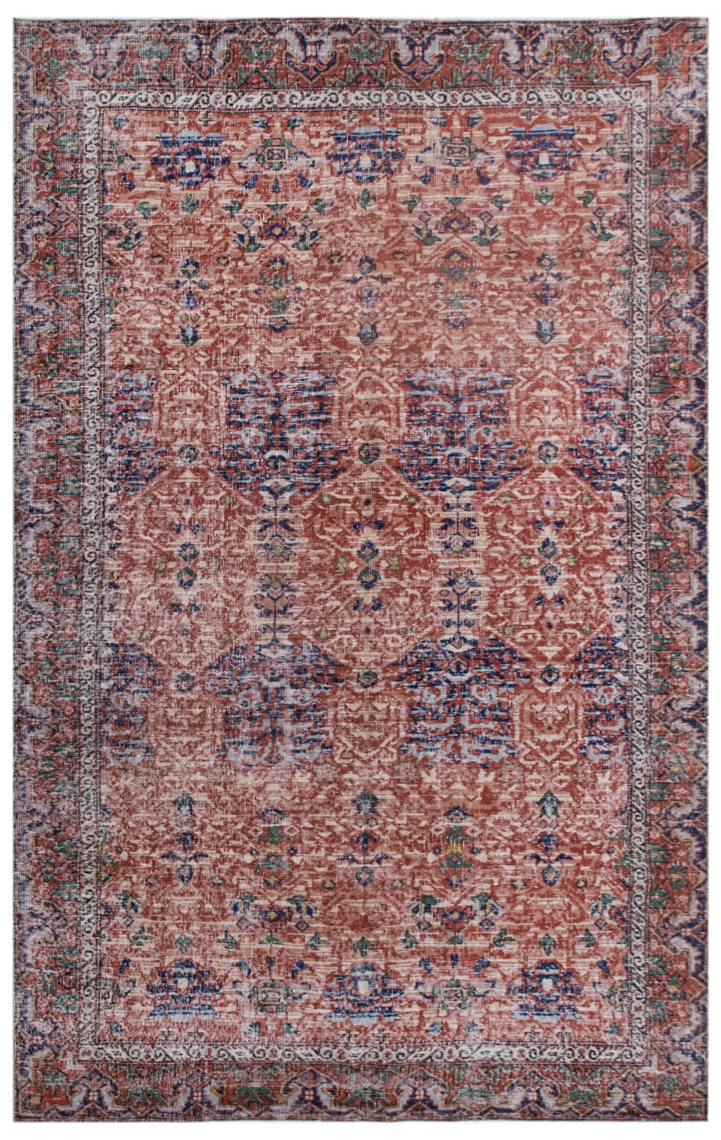 Antique Turkish Oushak Rug 182x290 cm (6'0" x 9'6")