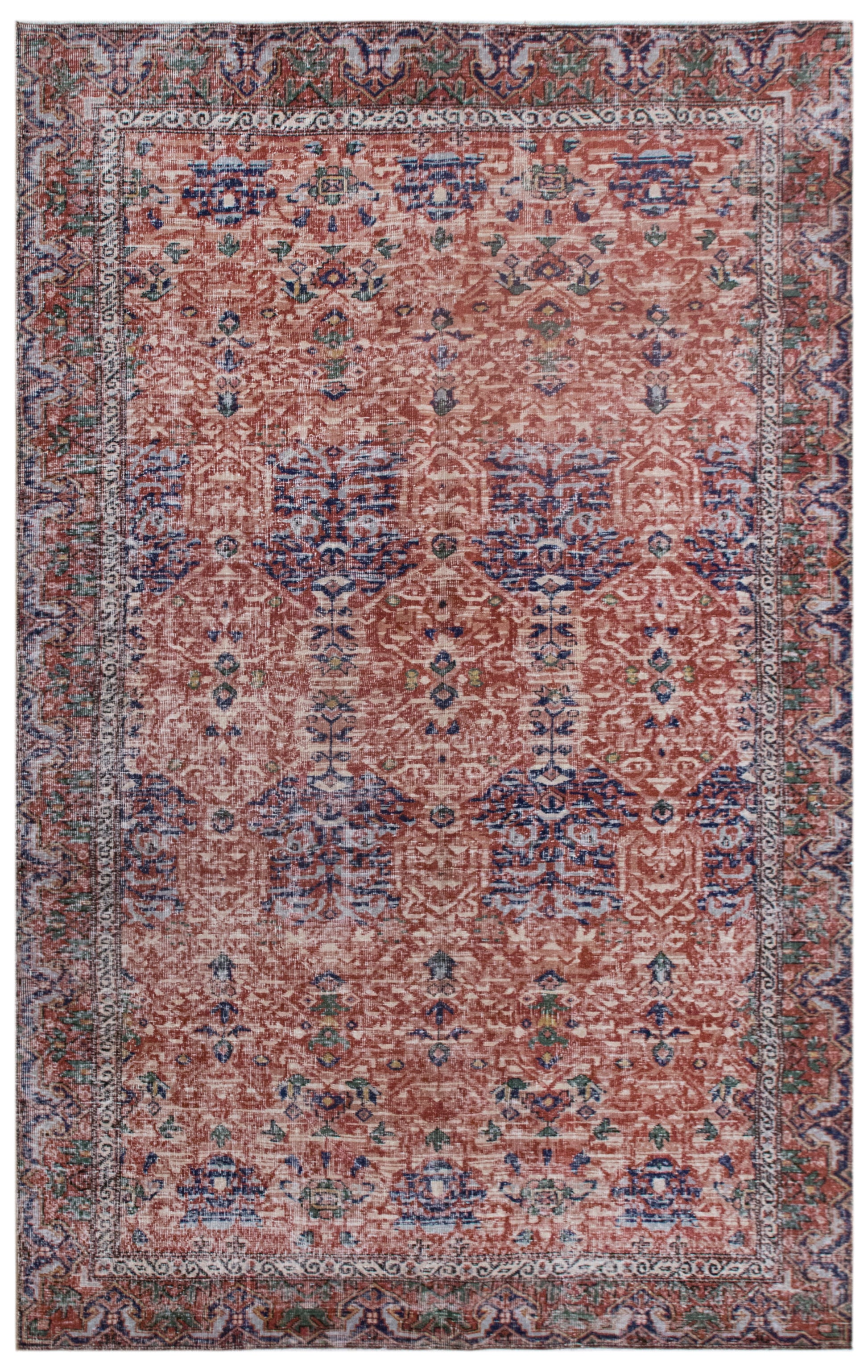 Antique Turkish Oushak Rug 182x290 cm (6'0" x 9'6")