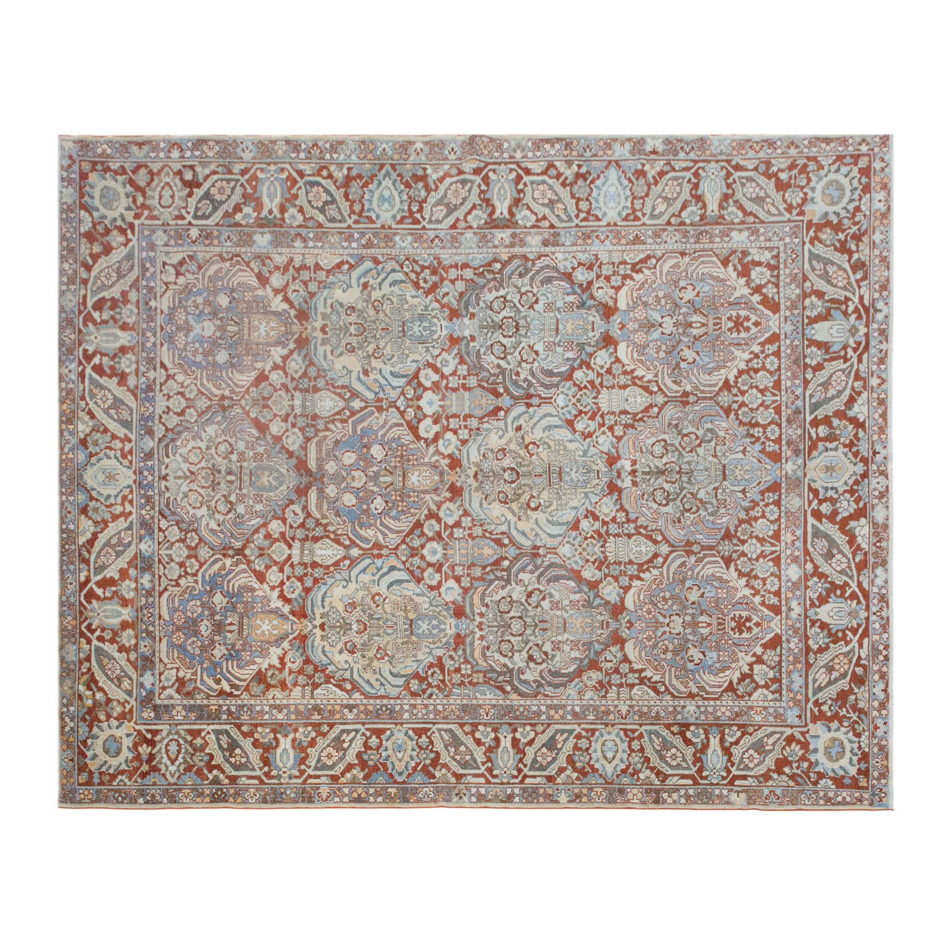 Antique Turkish Oushak Rug 327x400 cm (10'9" x 13'1")