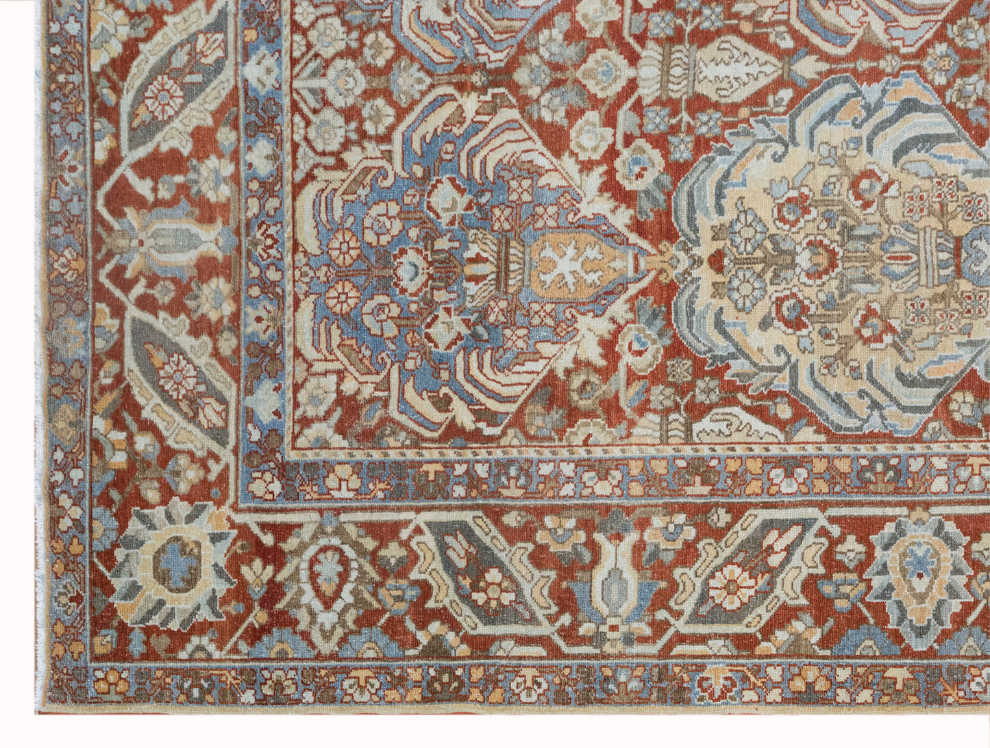 Antique Turkish Oushak Rug 327x400 cm (10'9" x 13'1")