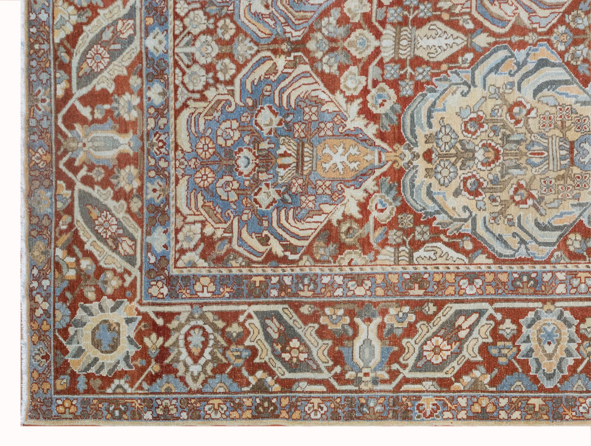 Antique Turkish Oushak Rug 327x400 cm (10'9" x 13'1")