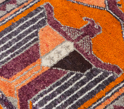 Antique Turkish Oushak Runner 100x340 cm (3'3" x 11'2")