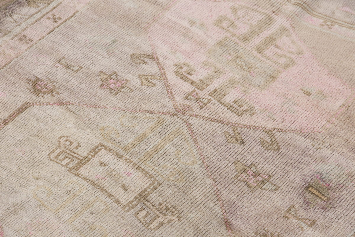 Antique Turkish Oushak Runner Rug, 4'6" x 11'6" (138 x 350 cm)