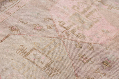 Antique Turkish Oushak Runner Rug, 4'6" x 11'6" (138 x 350 cm)
