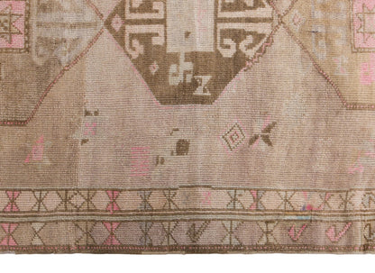 Antique Turkish Oushak Runner Rug, 4'6" x 11'6" (138 x 350 cm)