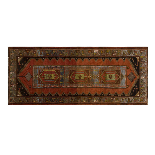 Antique Turkish Runner, 130 x 300 cm / 4.3 x 9.8 ft