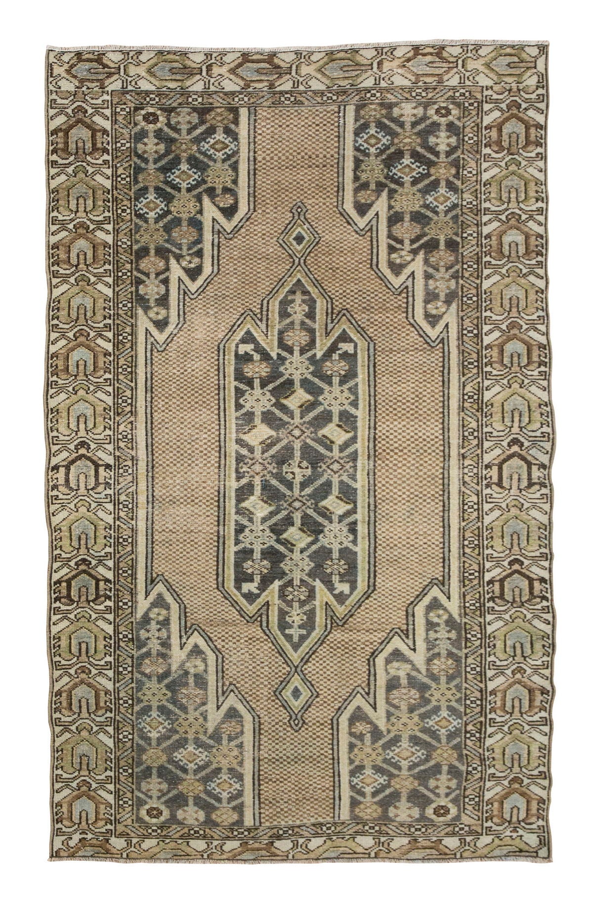 Area Rug, Turkish Rug,  3'9 x 6'1 feet / 120 x 187 cm