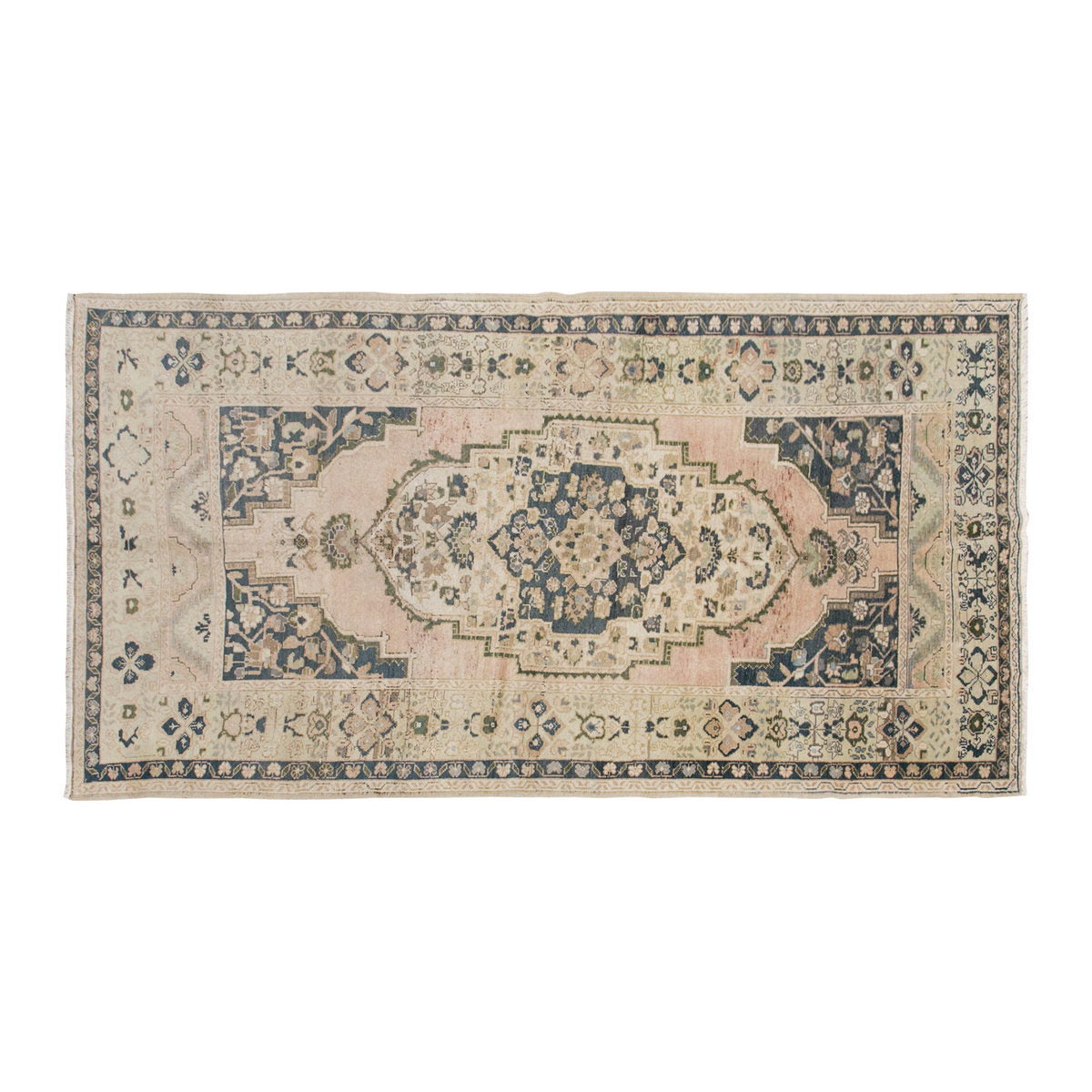 Area Rug, Turkish Rug, 5'5 x 9'5 feet / 165 x 286 cm