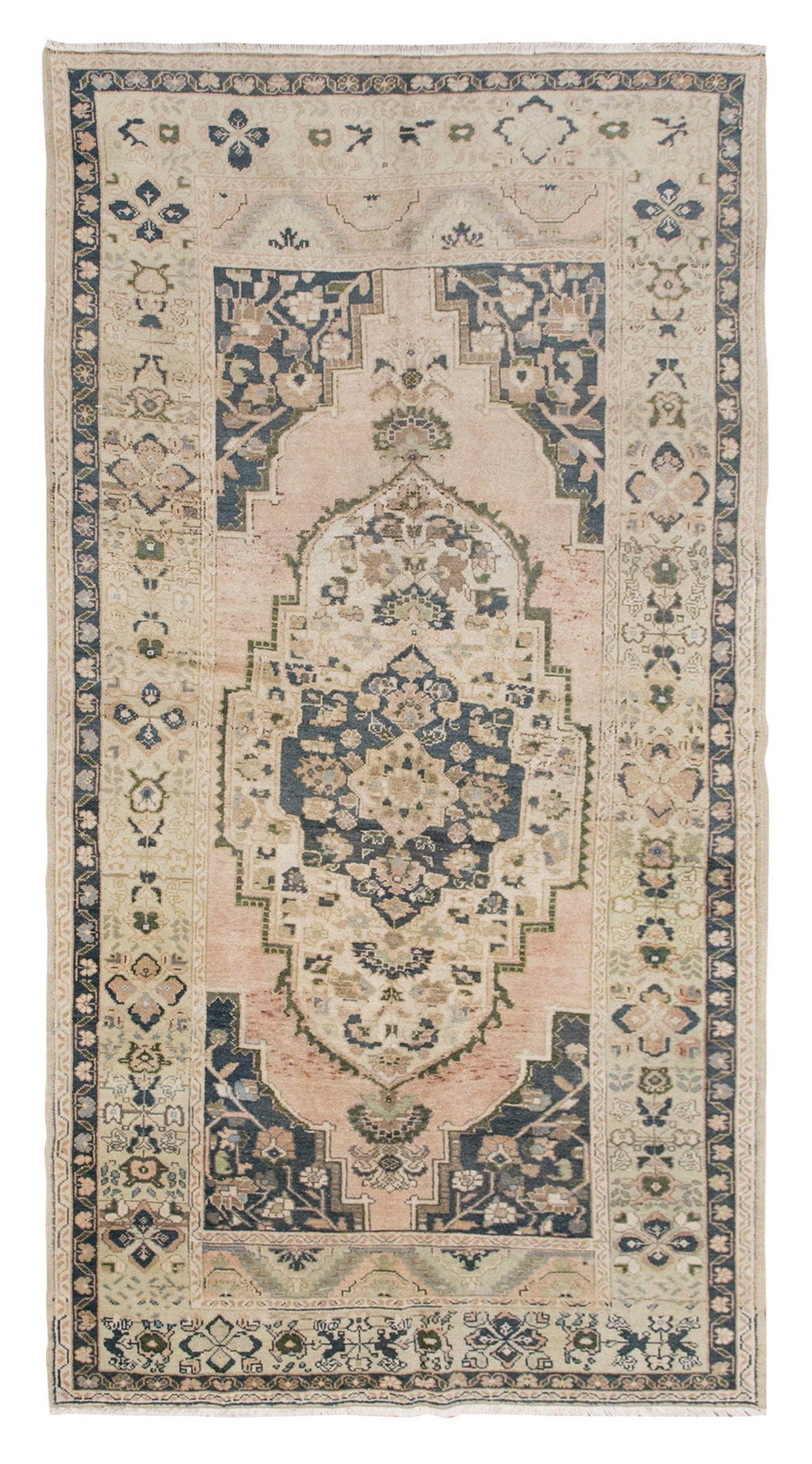Area Rug, Turkish Rug, 5'5 x 9'5 feet / 165 x 286 cm