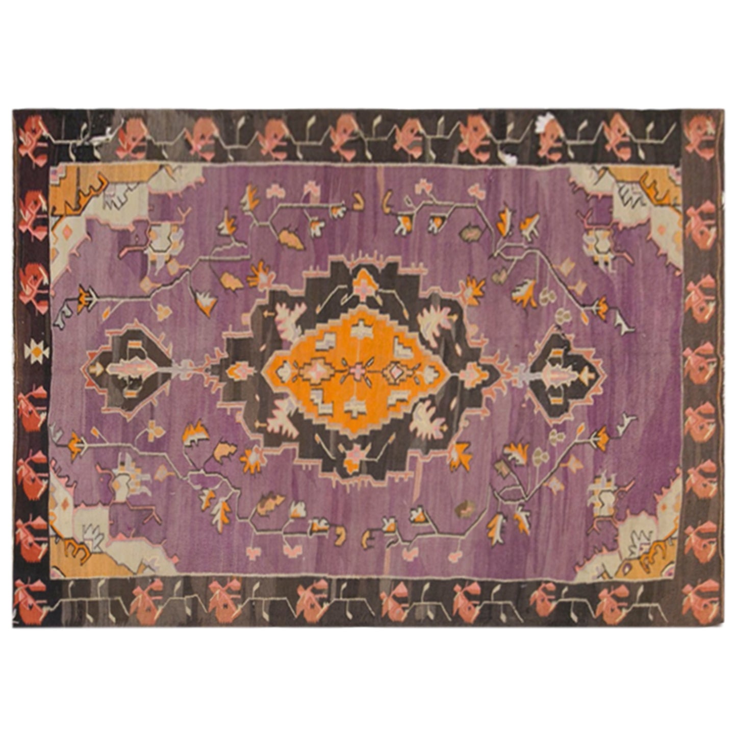 Authentic Kars Kilim – 205 x 265 cm (6.7 x 8.7 ft)