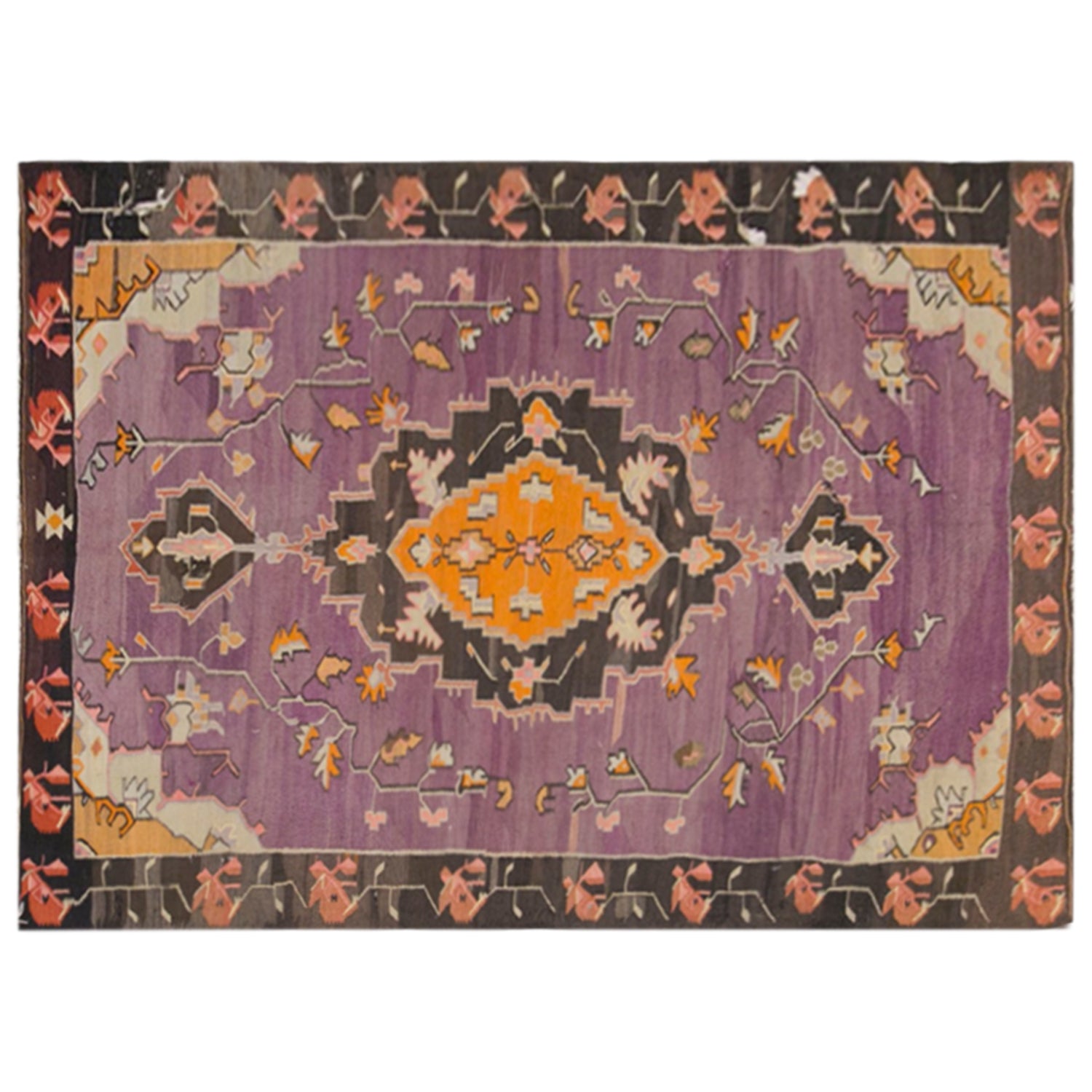 Authentic Kars Kilim – 205 x 265 cm (6.7 x 8.7 ft)