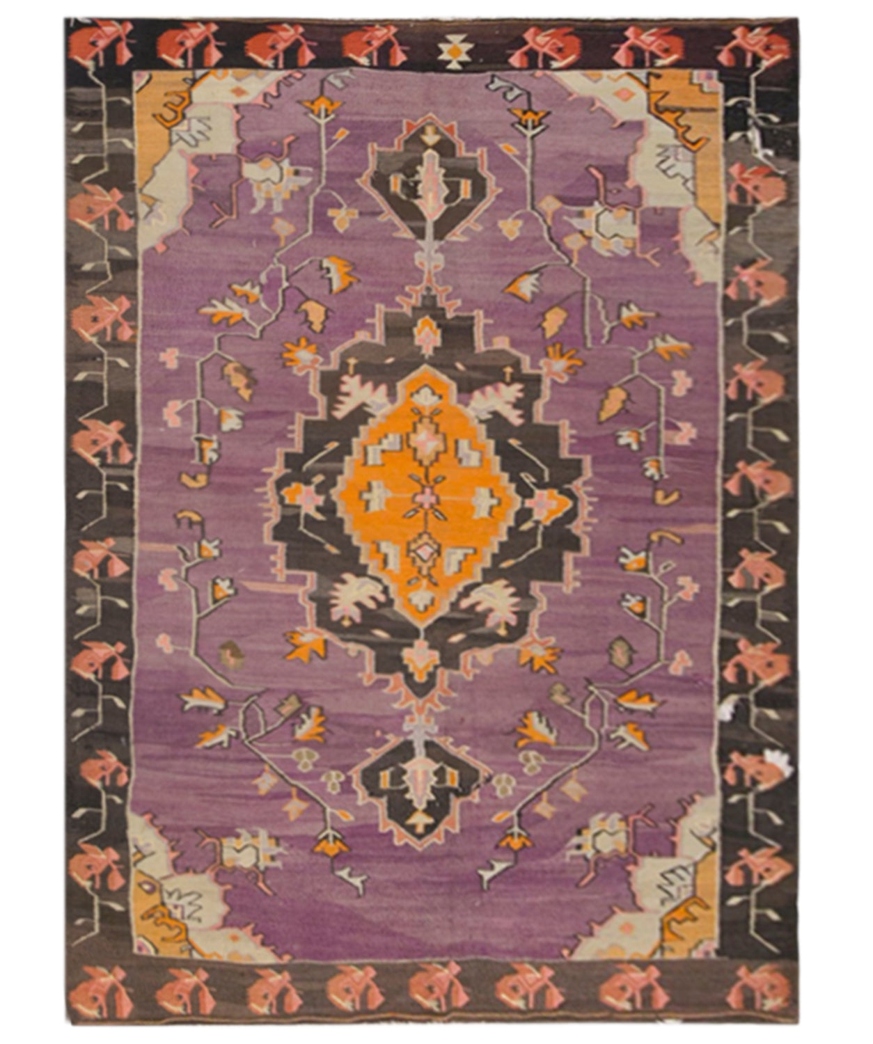 Authentic Kars Kilim – 205 x 265 cm (6.7 x 8.7 ft)