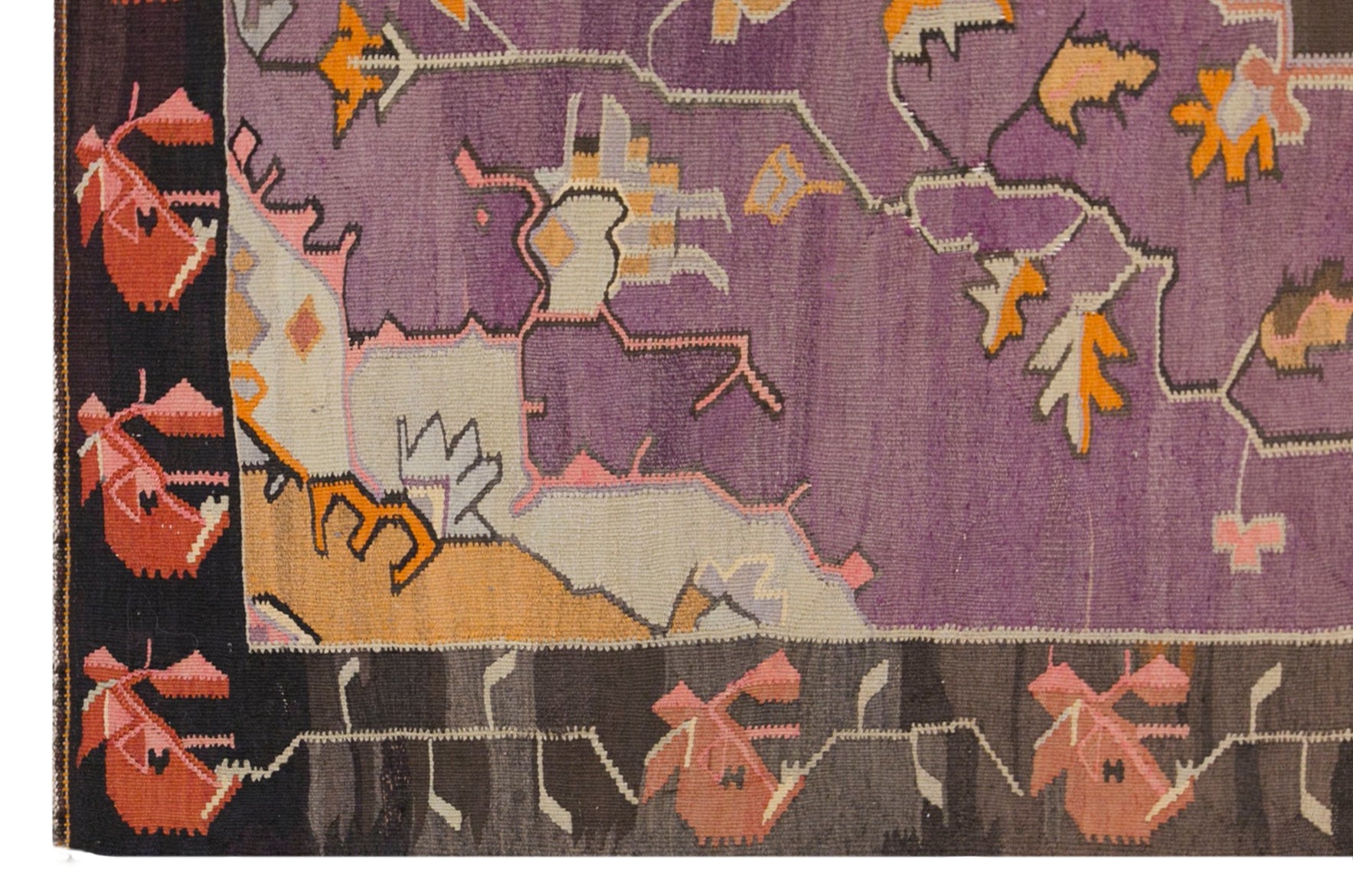 Authentic Kars Kilim – 205 x 265 cm (6.7 x 8.7 ft)