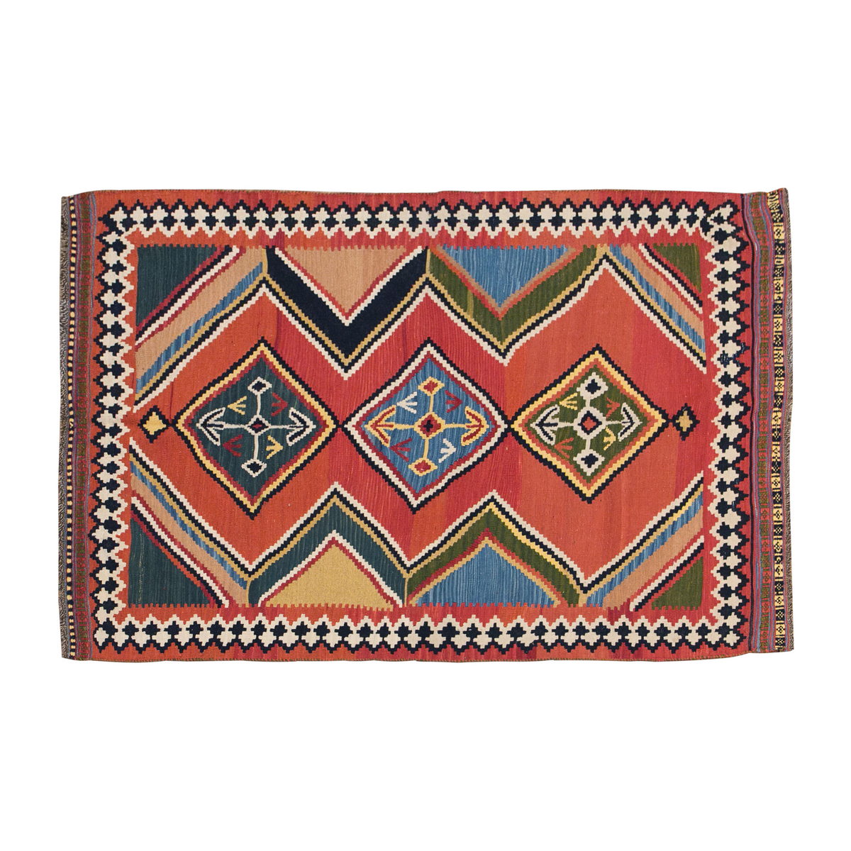 Avşar Kilim, 163 x 235 cm / 5'4 x 7'9 feet