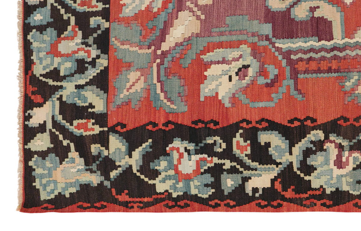 Bessarabian Sharkoy Kilim, 212 x 320 cm / 6'11 x 10'6 feet