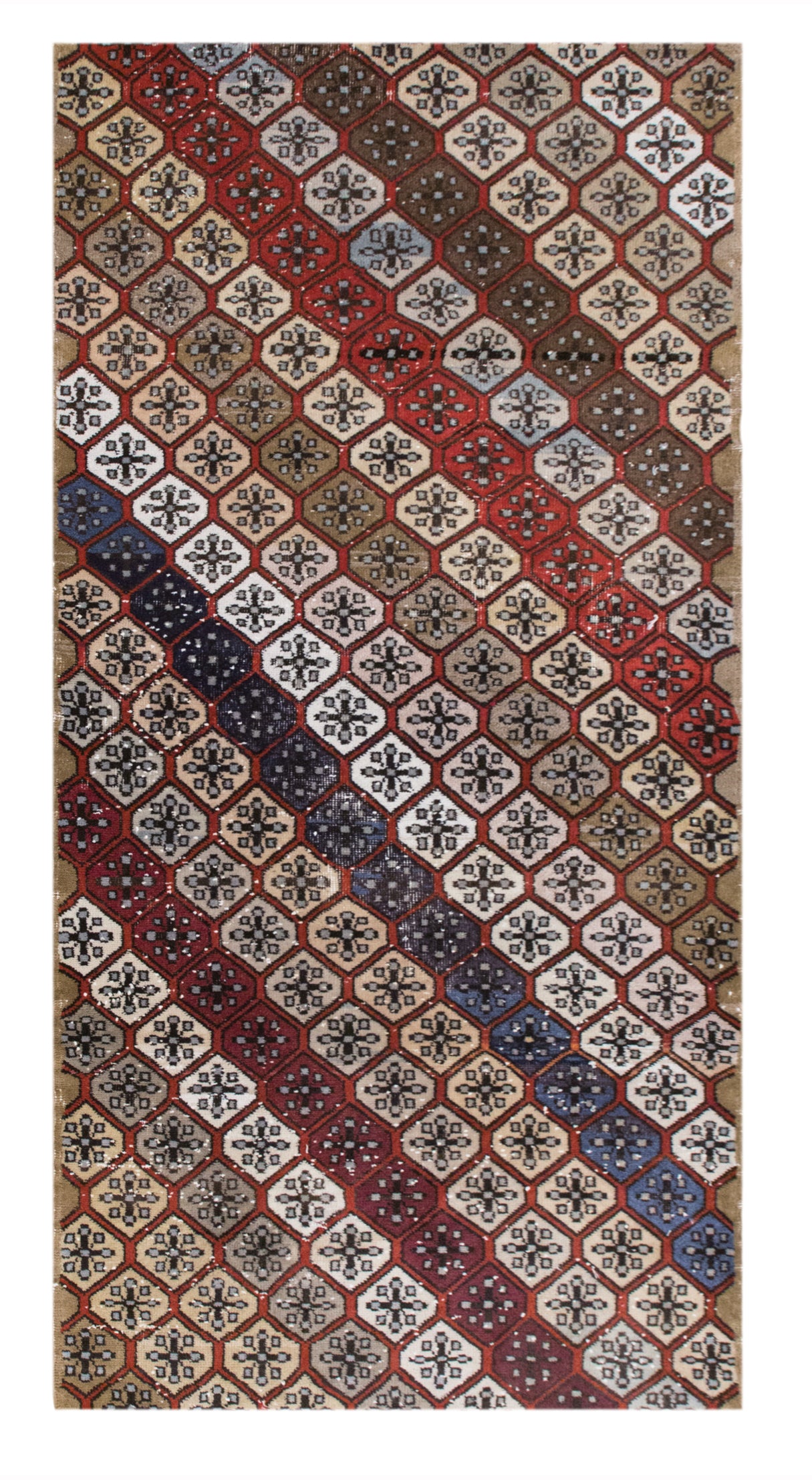 Bohemian Turkish Area Rug (3.9 x 7.9 ft.)