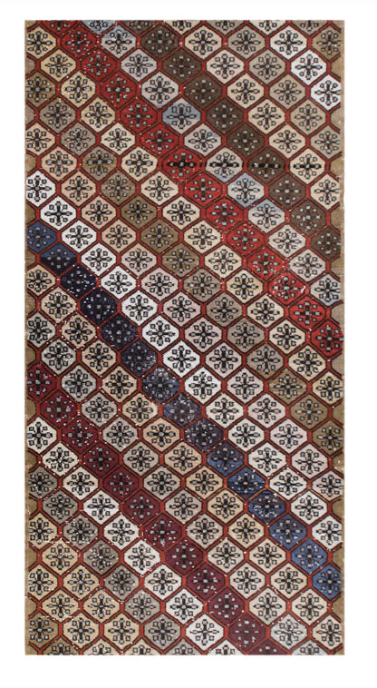 Bohemian Turkish Area Rug (3.9 x 7.9 ft.)
