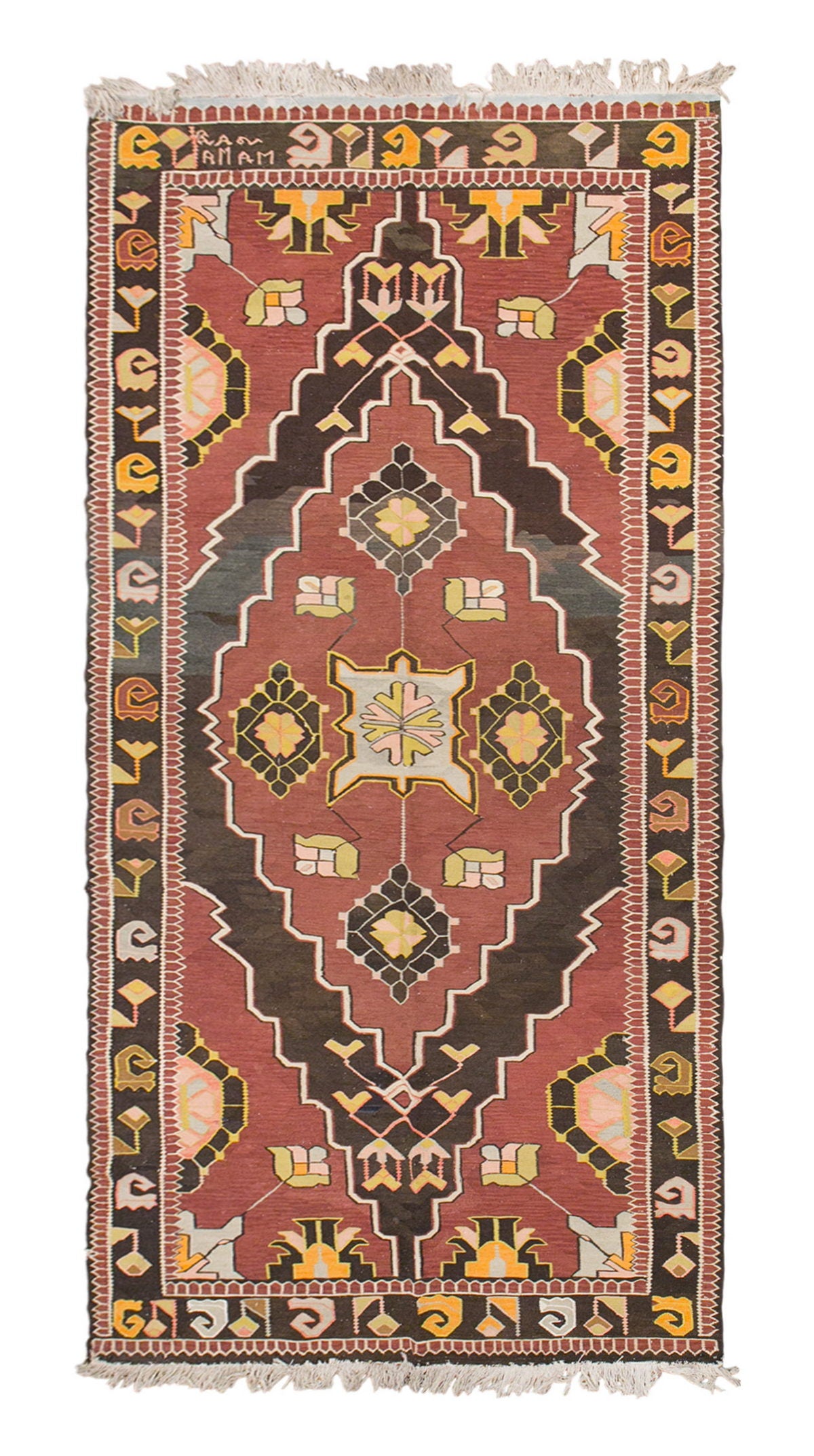 Caucasian Avar Kilim, 133 x 318 cm / 4'4 x 10'5 feet