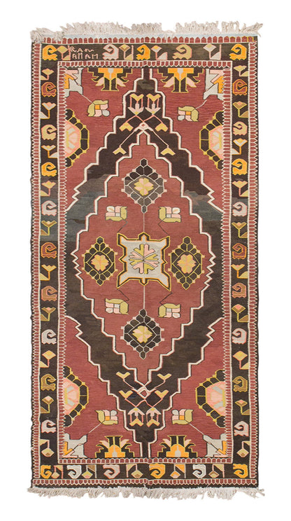Caucasian Avar Kilim, 133 x 318 cm / 4'4 x 10'5 feet