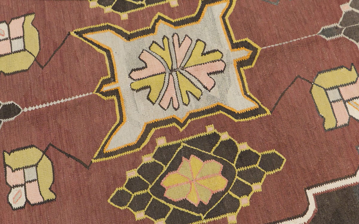 Caucasian Avar Kilim, 133 x 318 cm / 4'4 x 10'5 feet