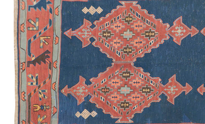 Caucasian Avar Kilim, 145 x 312 cm / 4'9 x 10'3 feet