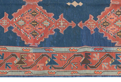 Caucasian Avar Kilim, 145 x 312 cm / 4'9 x 10'3 feet